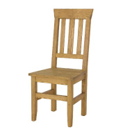Rustikální jídelní židle POPRAD SKN04:světlý vosk