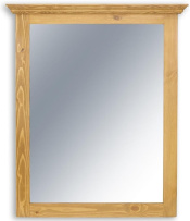 Rustikální zrcadlo POPRAD COS03:tmavý vosk