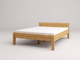 Buková postel RENATA L5 90x200 cm:bezbarvý vosk