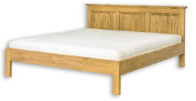 Rustikální postel POPRAD ACC01 90x200 cm:tmavý vosk