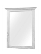 Rustikální zrcadlo POPRAD WHITE COS03:bílý vosk