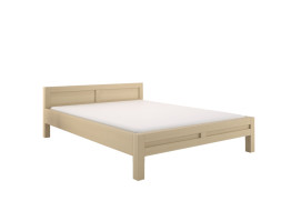 Buková postel RITA 140x200 cm:bezbarvý vosk