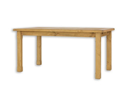 Rustikální jídelní stůl POPRAD MES02B 180x90 cm:světlý vosk