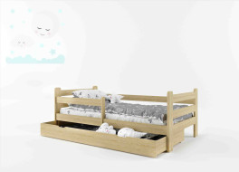 Dětská postel Filip 160x80 cm:bezbarvý lak