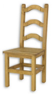Rustikální jídelní židle POPRAD SIL01:světlý vosk