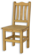 Rustikální jídelní židle POPRAD SIL05:světlý vosk