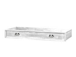 Úložná zásuvka pod postel POPRAD WHITE:bílý vosk