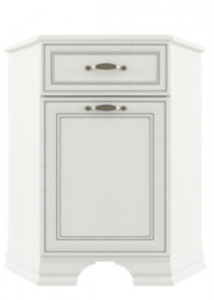 TIFFANY rohová komoda 1D1S woodline krém