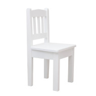 Dětská židlička - bílá