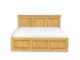Rustikální postel POPRAD ACC03 90x200 cm:tmavý vosk
