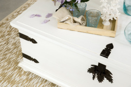 Úložná zásuvka pod postel POPRAD WHITE 98 cm:bílý vosk