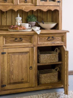 Rustikální jídelní stůl POPRAD MES01A 80x80 cm:tmavý vosk