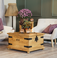 Rustikální lavice POPRAD SIL14B 100 cm:světlý vosk
