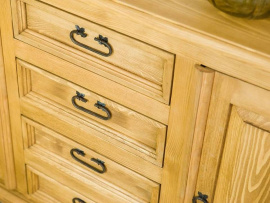 Rustikální lavice POPRAD SIL14B 120 cm:světlý vosk