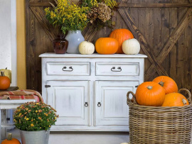 Zrcadlo POPRAD WHITE LUS04 62 cm: antická bílá