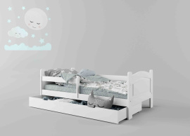 Šuplík pod dětskou postel:bílá