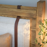 Postel HAVANA ACC09 90x200 cm: bílý vosk Postel HAVANA ACC09 90x200 cm: bílý vosk