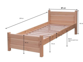 Postel MA-308 Stela 80x200 cm